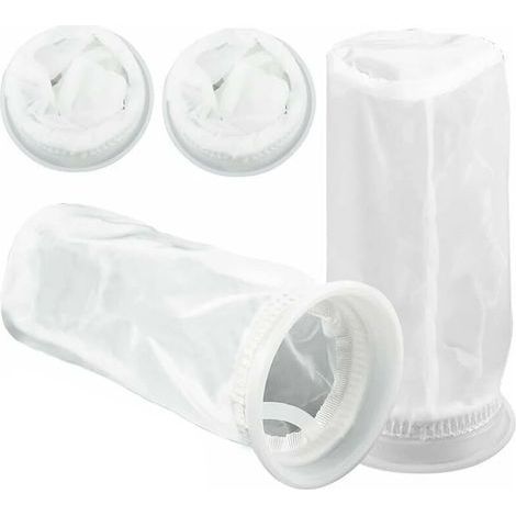 Set aus 4 Nylon-IBC-Filter für Regenwassertank IBC 1000 Liter, Nylon-Filter mit Deckelanschluss für IBC-Regenwassertank