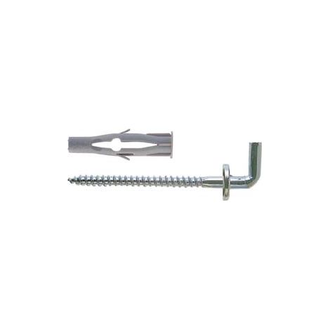 TASSELLO IN NYLON CON GANCIO FU-H- - ø mm.6x35 gancio mm.3,5x48 - 25 pezzi FISCHER