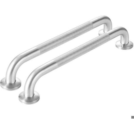 Barre appui douche - Acier inoxydable 304 Surface antidérapante - Salle de bain toilettes - 40 cm argent (1/5)