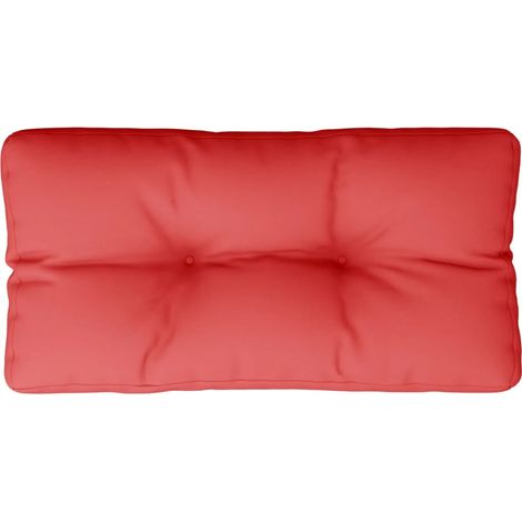 Maison Exclusive - Cojín para palets de tela rojo 80x40x12 cm