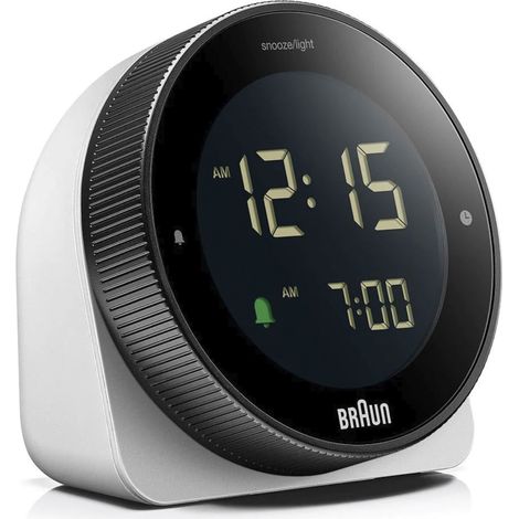 Braun bc 24 w dcf radio alarm clock white (1/5)