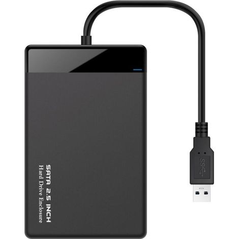 Boîtier externe portable USB 3.0 pour disque dur 2,5" et SSD, boîtier SATA externe (1/5)