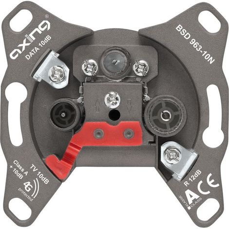 Multifunktionssteckdose axing 7.8 cm grau Klasse A (1/5)