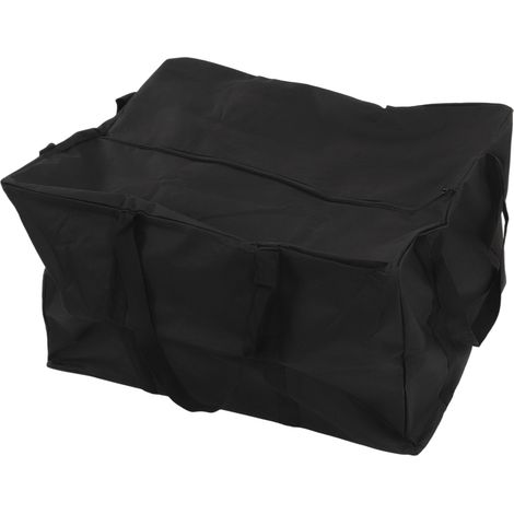 Sac de rangement BBQ portable, étanche et résistant à l'usure, noir, pour outils de grill, dimensions 74x57x43cm (1/5)