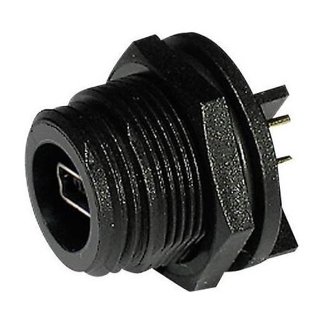 Presa mini USB 2.0 tipo B IP68 Presa PX0447 Circuito stampato PX0447 Bulgin Contenuto: 1 pz.