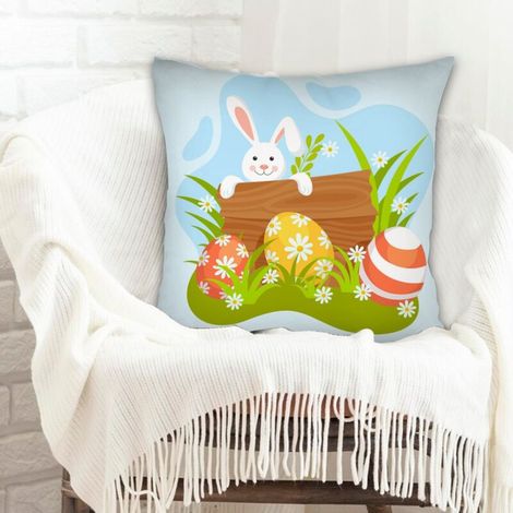 Housse de coussin décorative déhoussable pour canapé lit salon chambre à coucher (1/5)