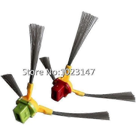 Lot de 2 brosses latérales pour aspirateurs robots, compatibles avec les modèles Deebot D63, D65, D66, D68, D77, D79, D80 et D83 (accessoires 2025)