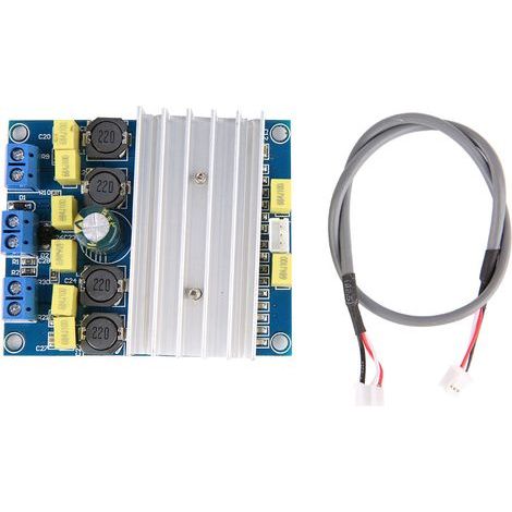 TDA7492 100W Hochleistungs-Digitalverstärkerplatine mit Kühlkörper (1/5)