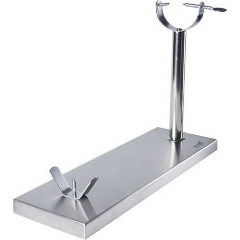 Porta Prosciutto in Acciaio Inox TM Home Metallo Acciaio inossidabile 17 x 49 x 35 cm (1/3)