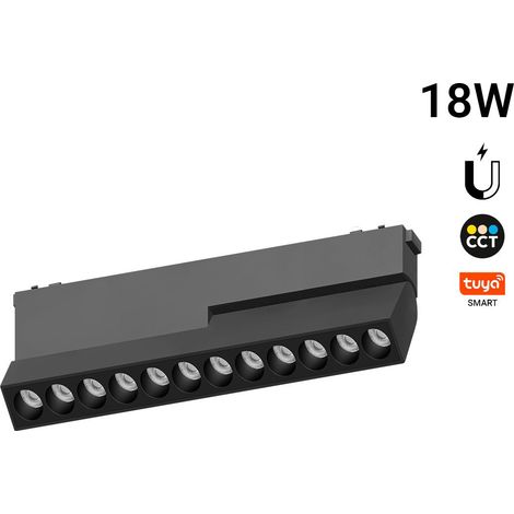 Foco Lineal Orientable Para Carril Magnético - 18W - 26mm -