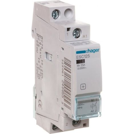 Hager ESC125 contactor modular 25A 230V