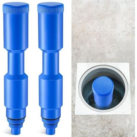 2 Pack Piscina a Skimmer Spina, Piscina Skimmer Guardia, Skimmer Winterization Spina a 1 1/2" e 2" Skimmer filettati, idonea per la piscina in alto e scavato (16,5 pollici) (1/5)