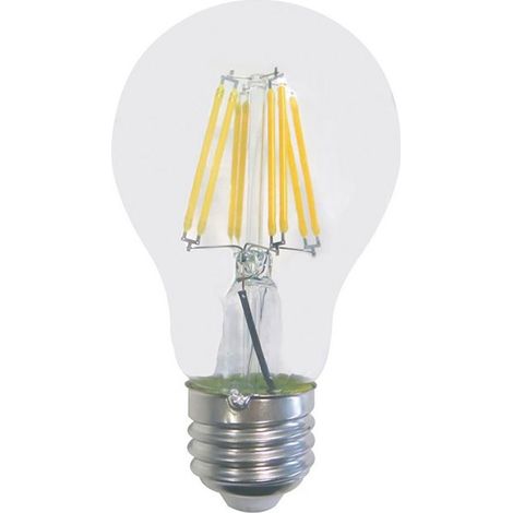 Bombilla estandar filamento led a60, e27, 8 w, 900 lm, 2700 k luz cálida, ø60 x 105 mm