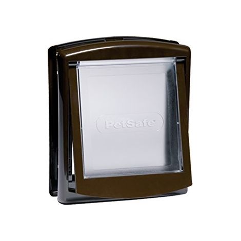PetSafe Porte à 2 voies pour chiens 755 Medium 26,7 x 22,8 cm Marron