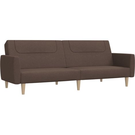 Canapé-lit,Canapé convertible à 2 places taupe tissu CFW14054 (1/5)