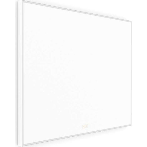 Nimco - Miroir avec éclairage LED, 90x70 cm, avec deux capteurs tactiles, blanc mat ZPB 13019VX-05 (1/3)