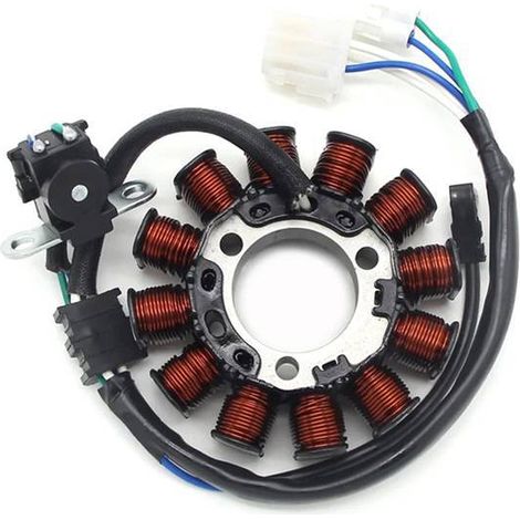 21C-H1410-00 is suitable for magneto coils of 2008-2015 Yamaha FZ16 motorcycles. (1/5)