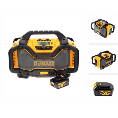 Radio a batteria DeWalt DCR 027 N DAB+ 10,8-18,0 V + 1 batteria 4,0 Ah - senza caricabatterie