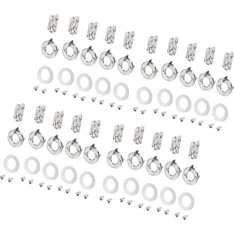 Attaches à verrouillage par torsion, bouton tournant, œillet et vis de montage pour boutons de fixation marins en toile (1/5)