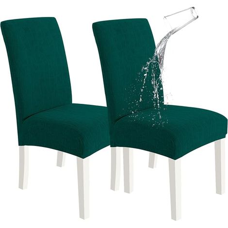 Chair Cover, Elastic Dining Chair Cover, Stretch Chair Cover, Chair Protection, Universal Cover for Chair, Dark Green