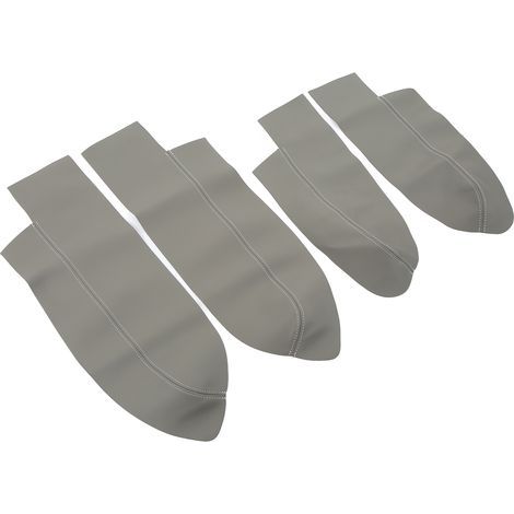 4-teiliges Set Mikrofaser-Armlehnenpolster für die vorderen und hinteren Türverkleidungen des CRV (2007–2011), graue Innenausstattung, Ersatzbezug für Autos, 4er-Set (1/5)