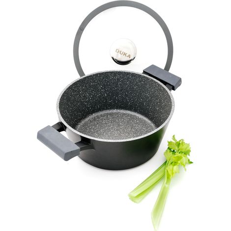 Professioneller Topf mit Deckel, 24 cm, 3,1 l, Induktionsgeeignet, Gota Cook duka (1/4)