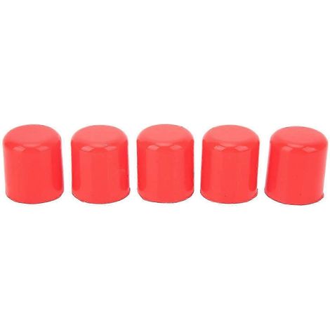 Lot de 5 bouchons en silicone pour tuyau d'admission d'air, diamètre intérieur 25 mm, universels, pour voiture, rouge, qualité supérieure (1/5)
