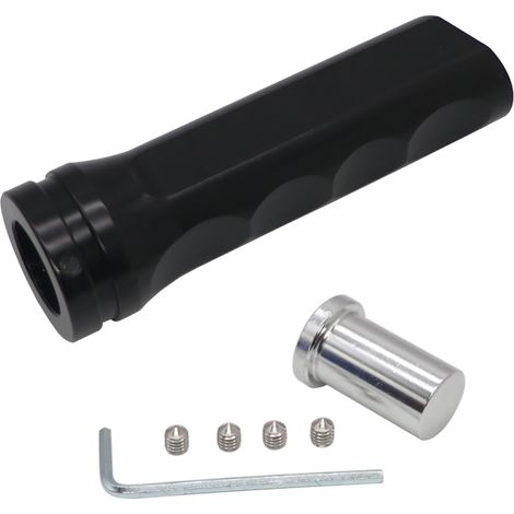 Lntyq Handbremsenabdeckung aus Aluminium, Handbremsenhülle für Autos, Zubehör zur Modifikation der Handbremsenabdeckung für die meisten Fahrzeuge(Schwarz) (1/4)