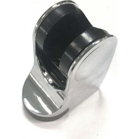 Support chromé réglable pour pomme de douche (1/5)