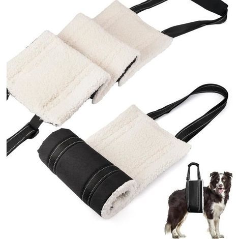 Hebegeschirr für Hunde – Unterstützung und Rehabilitation – Schwarz (1/4)