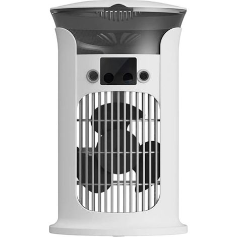 Aire acondicionado portátil，enfriador de aire de 880 ml，mini aire acondicionado portátil 4 en 1 con 3 velocidades，blanco [Clase energética A] (1/2)