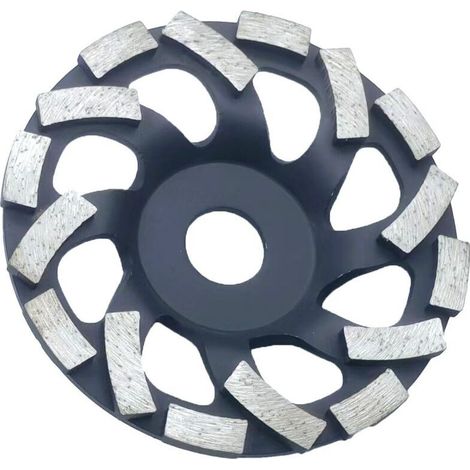 Disque Diamant Abrasif 125 à Meuler le Béton. Meule Abrasive pour Poncer Béton, Pierre, Granit (1/5)