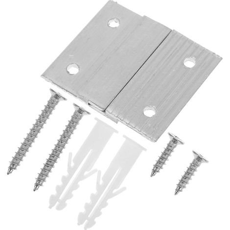 Kit de fixation murale à tasseaux français avec système de suspension robuste pour miroirs, étagères et décoration. (1/5)
