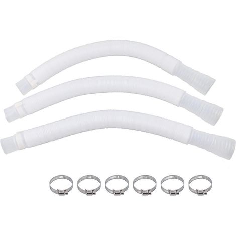 Tuyau de Pompe Piscine Polyéthylène 3 Pièces Résistant Pression Étanche Remplacement Flexible (1/5)