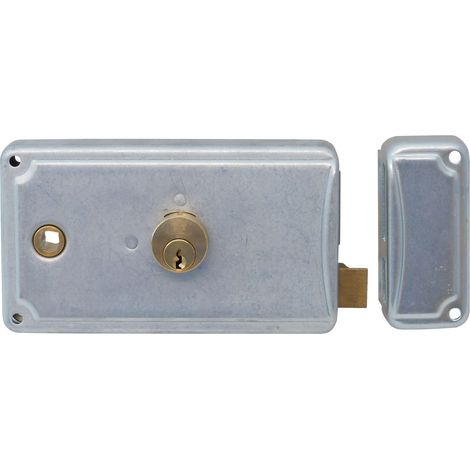 F.lli Facchinetti SERRATURA FERRO APPL. 3M+S ZINCATA Art. P38 E.70 Sx