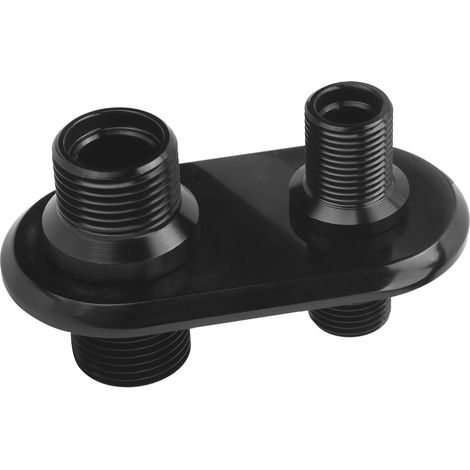 Universeller 2-Port-Stecker für Auto-Klimaanlagen, Hot-Rod-Trennwand-Ersatzteil in Schwarz. (1/5)