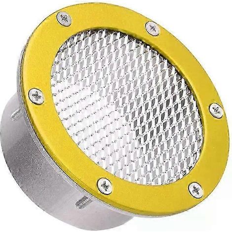 Grille d'aération de pare-chocs pour voiture de course, entrée d'air froid, cache d'aération universel pour pare-chocs, accessoires automobiles 3/3,5/4" (3 pouces, or) (1/5)