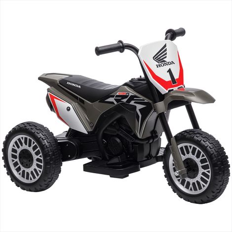 Moto électrique pour enfant Moto cross enfant 3 roues grise 6V (1/5)