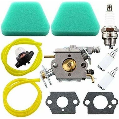 Carburateur Compatible Poulan Pro 2250 2450 2550 260 PP220 PP230 Remplace Walbro WT-625 Zama C1Q-W9 530071621 Avec Filtre À Air (1/4)