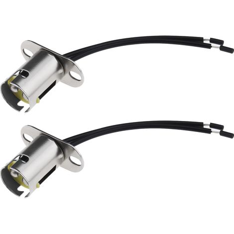 CCYKXA2pcs BAY15D 1157 Support de Lampe Adaptateur LED Support de Douille d'ampoule Câblage Harnais Sockets Accessoires pour Clignotant Feu 12-24V 10cm (1/5)