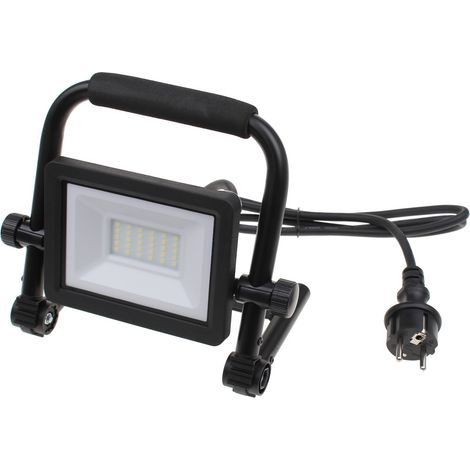 Universeel - werflamp met smd led 20w op voet 6500k 1900lm - 108224 - 5404001082242