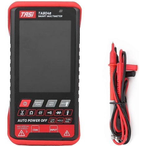 Multimètre portable intelligent TA804B automatique et manuel avec écran couleur haute résolution