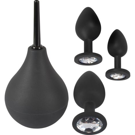 Set di plug anali per allenamento + pera (1/5)