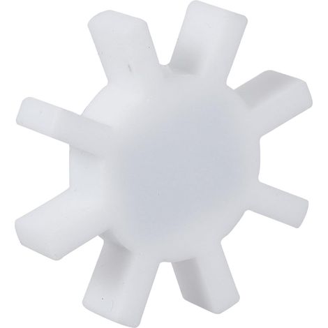 Barre Magnétique Octogonale Revêtement Chimiquement Inerte en Téflon Blanc Agitateur Magnétique de L'usure pour Laboratoire de Recherche et Chimie (1/5)