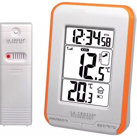 Stazione di temperatura a 433 MHz - WS6810W-ORA - La Crosse Technology