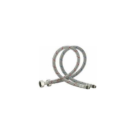 Tuyau flexible de raccordement en acier inoxydable pour mitigeur, 60 cm – (1/4)