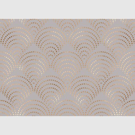 Papier peint intissé - Mosaïque de paon foncé - 375x270 cm