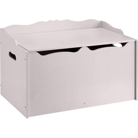 Boîte À Jouets En Bois, Gris,76.2 X 45.7 X 48.3 Cm (1/5)