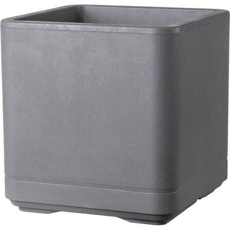 Pflanztopf Quadro Cosmo Aschgr L x 38 B x 38 H x 39,2 (1/5)