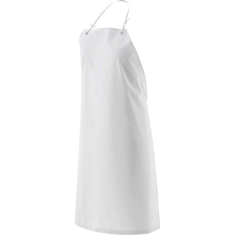 Delantal de trabajo de PVC blanco Neri 141055